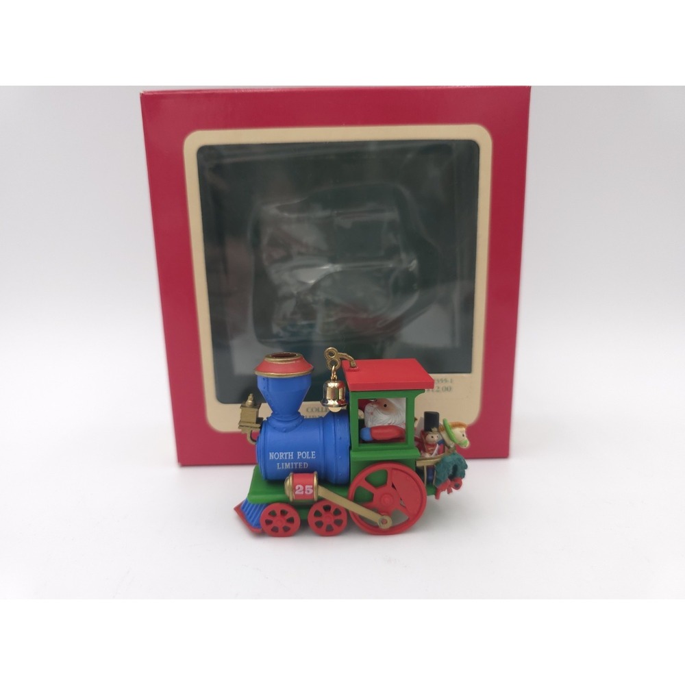 Christmas Express Train Ornament Vintage 1990 Summit Heirloom Collector's